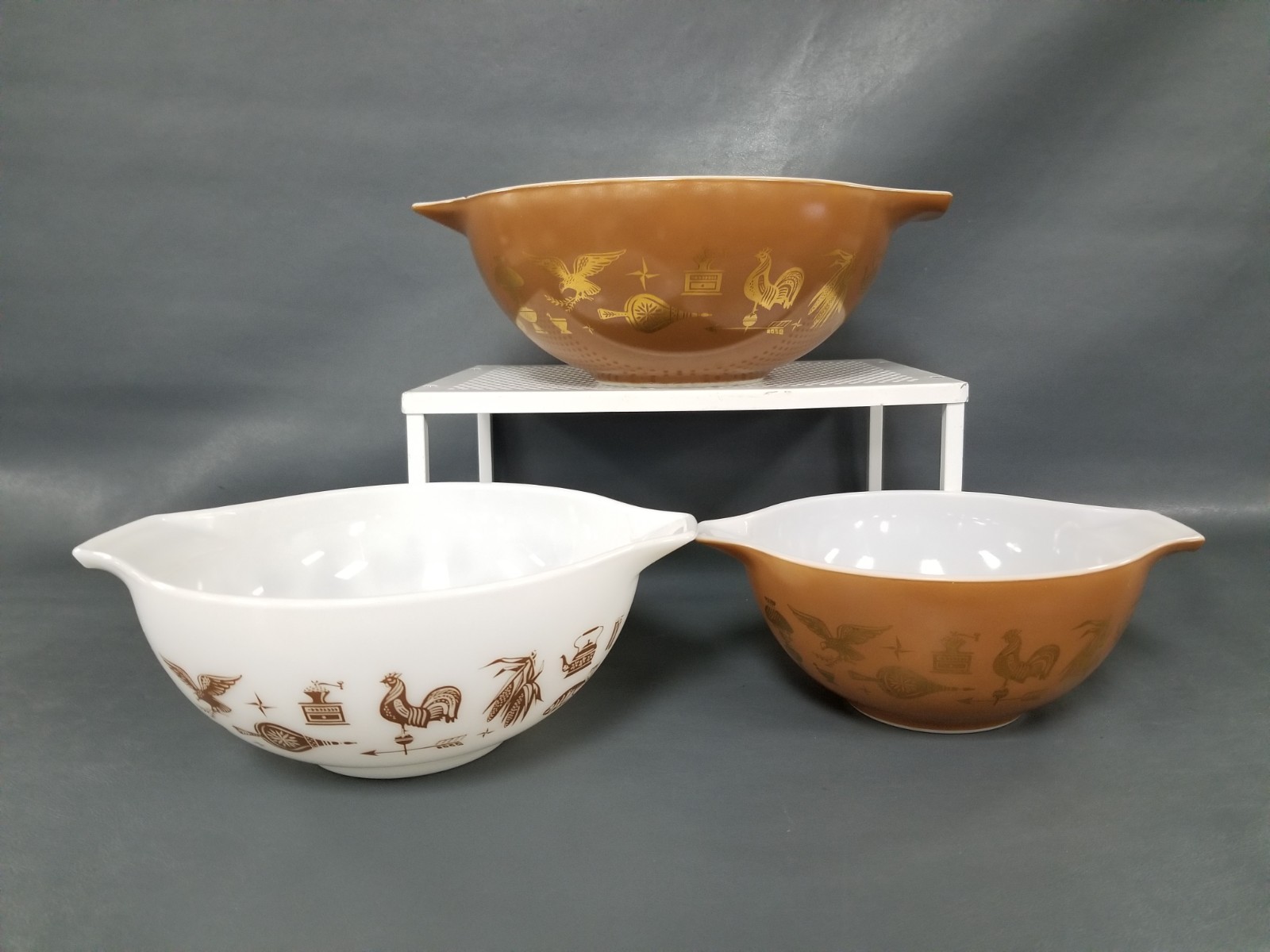 pyrex early american 443