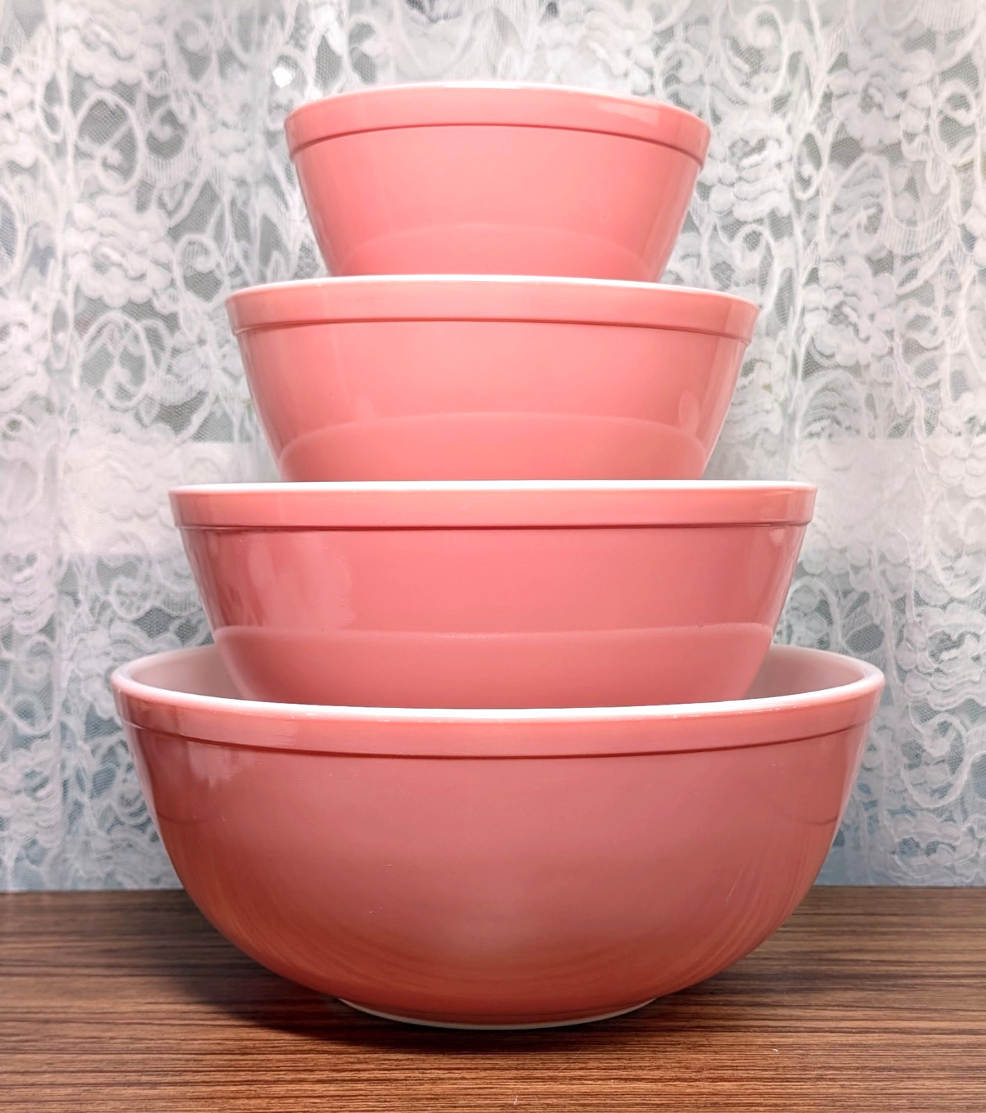 pyrex pink daisy 401