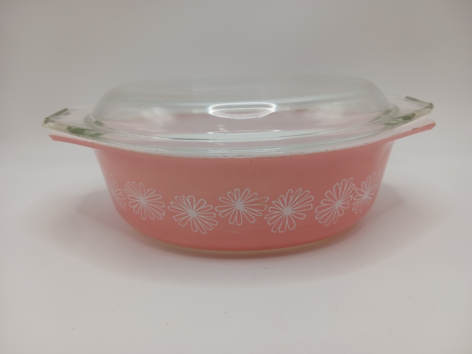 pyrex pink daisy 475