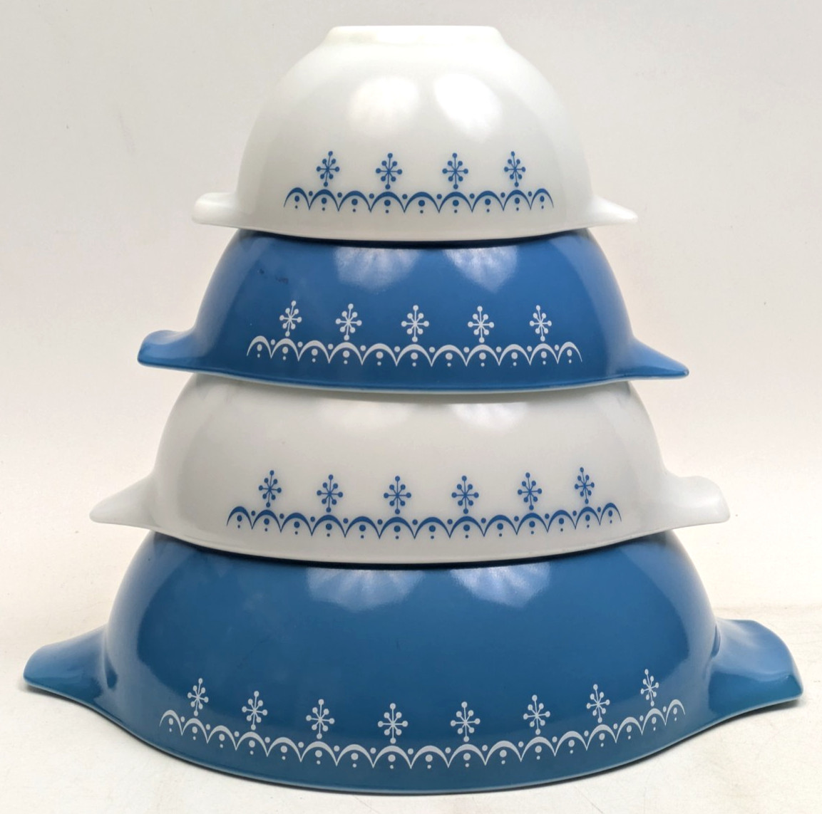 pyrex snowflake garland 444