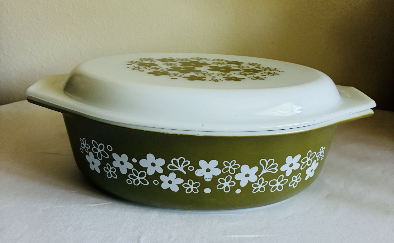 pyrex spring blossom green 045