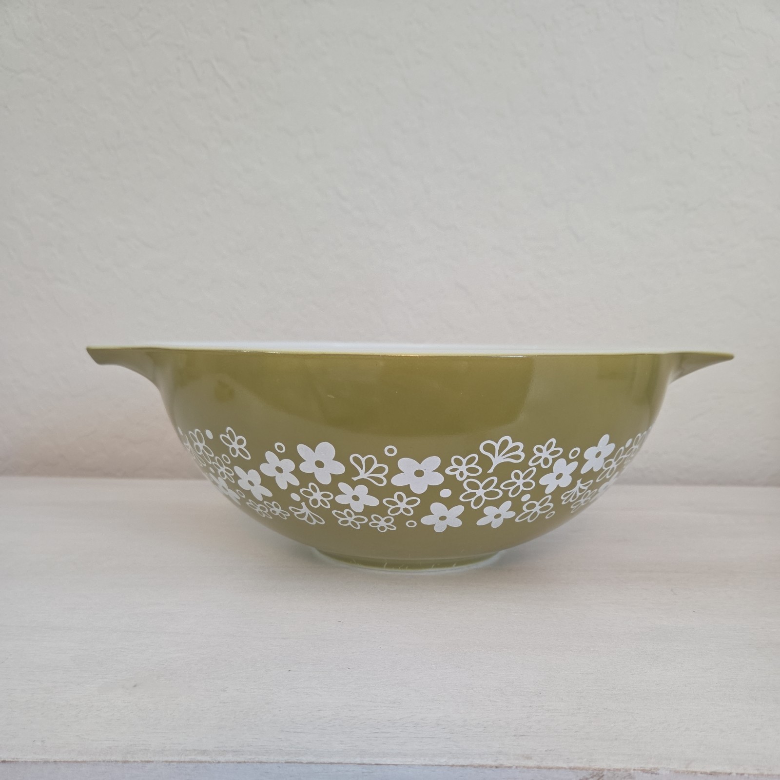 pyrex spring blossom green 444