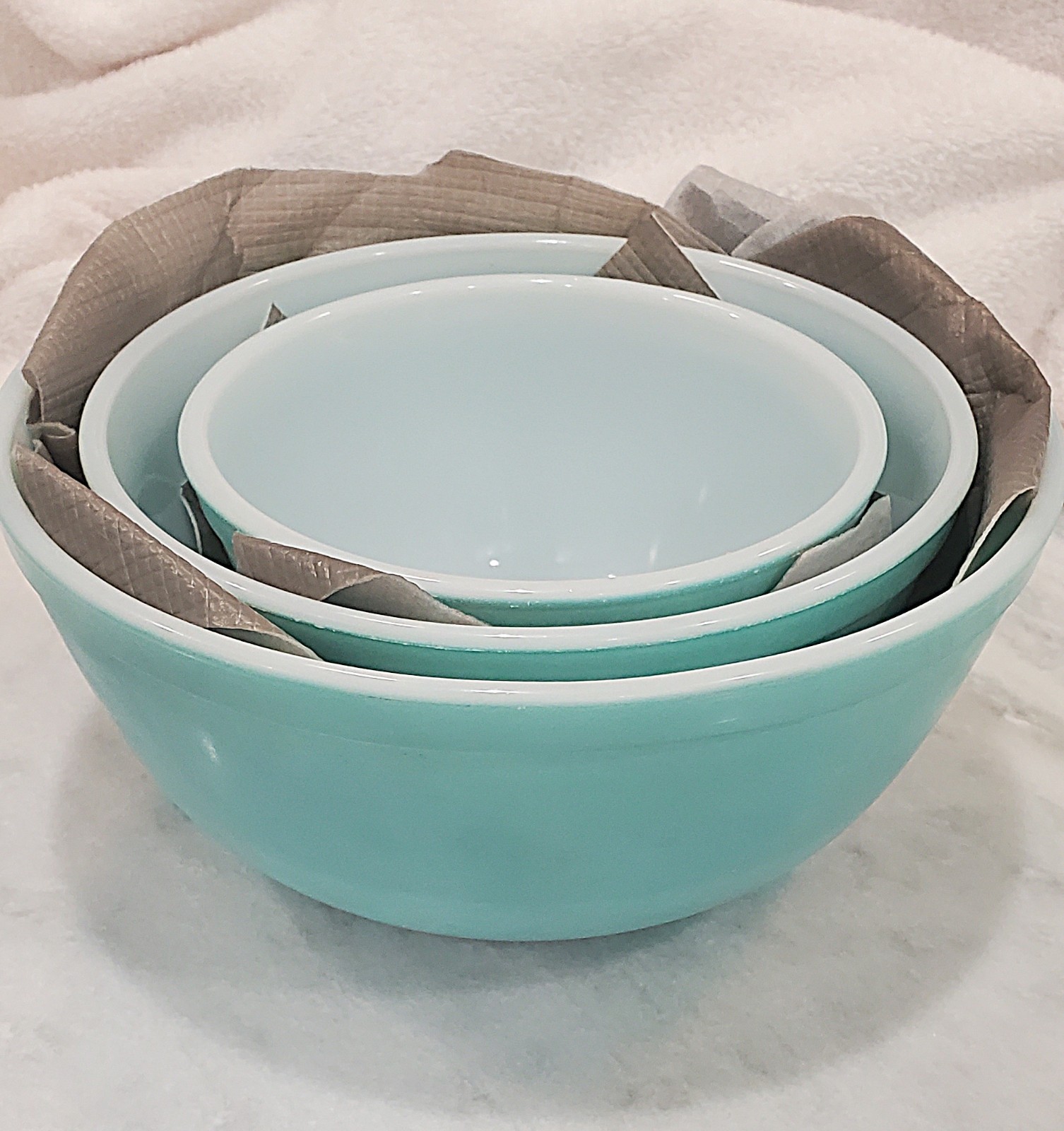pyrex turquoise 402